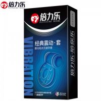 【避孕润滑】倍力乐震动套2只装(方包)